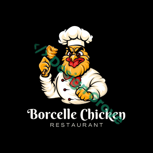 Chicken Restaurant Logo Template